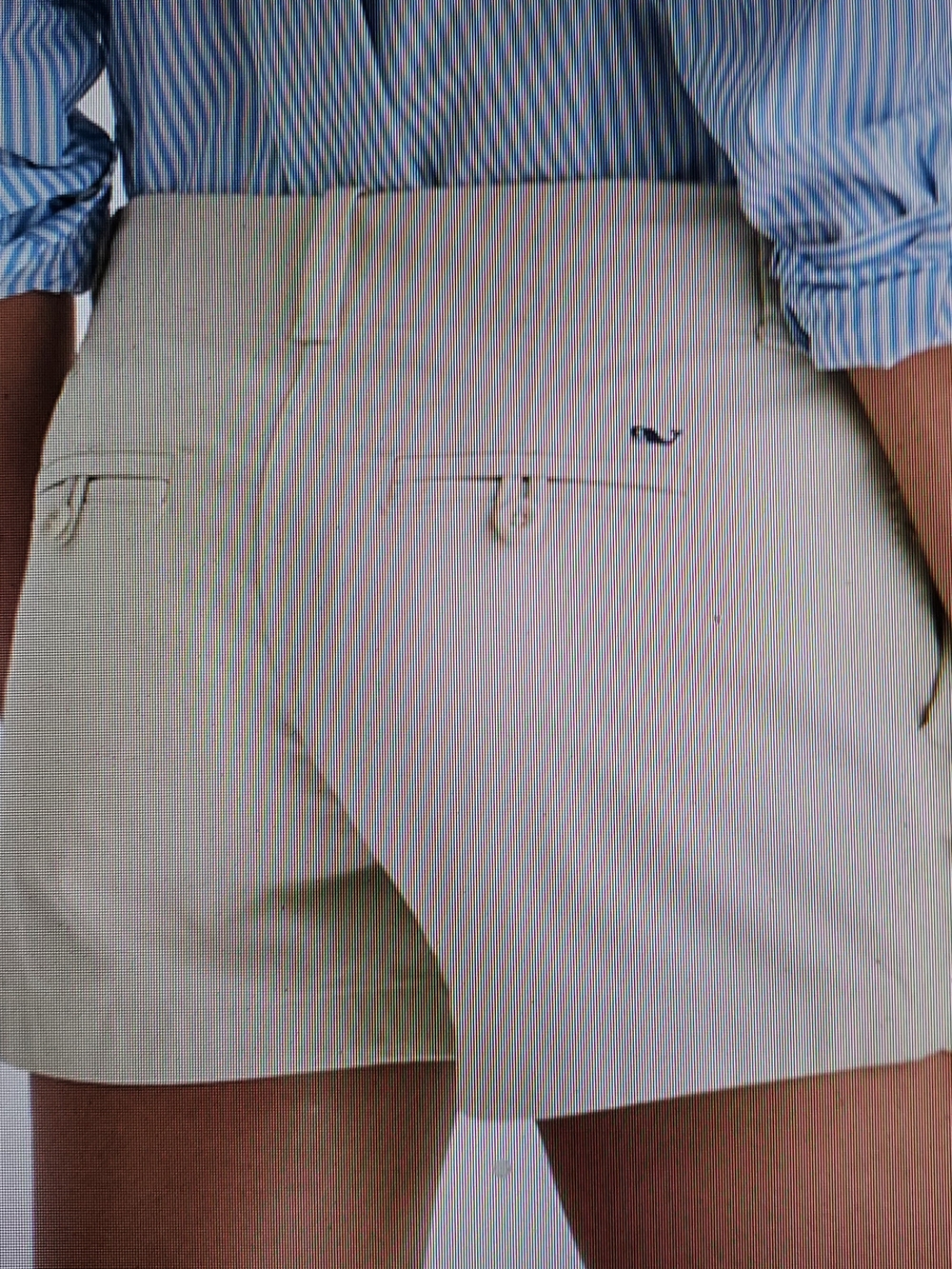 Vineyard Vines Khaki Herringbone High-Rise Tailored Women's Shorts. Sz. 00